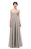 ColsBM Bryn Mushroom Bridesmaid Dresses Floor Length Sash Sleeveless Simple A-line Criss-cross Straps