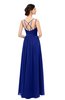 ColsBM Bryn Nautical Blue Bridesmaid Dresses Floor Length Sash Sleeveless Simple A-line Criss-cross Straps