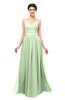 ColsBM Bryn Seacrest Bridesmaid Dresses Floor Length Sash Sleeveless Simple A-line Criss-cross Straps