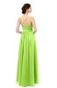 ColsBM Bryn Sharp Green Bridesmaid Dresses Floor Length Sash Sleeveless Simple A-line Criss-cross Straps