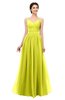 ColsBM Bryn Sulphur Spring Bridesmaid Dresses Floor Length Sash Sleeveless Simple A-line Criss-cross Straps