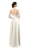 ColsBM Bryn Whisper White Bridesmaid Dresses Floor Length Sash Sleeveless Simple A-line Criss-cross Straps