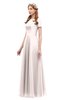 ColsBM Morgan Rosewater Pink Bridesmaid Dresses Zip up A-line Traditional Sash Bateau Short Sleeve