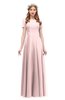 ColsBM Morgan Veiled Rose Bridesmaid Dresses Zip up A-line Traditional Sash Bateau Short Sleeve