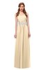 ColsBM Jess Apricot Gelato Bridesmaid Dresses Sleeveless Appliques Strapless A-line Zipper Modern