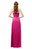 ColsBM Jess Beetroot Purple Bridesmaid Dresses Sleeveless Appliques Strapless A-line Zipper Modern