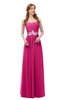 ColsBM Jess Beetroot Purple Bridesmaid Dresses Sleeveless Appliques Strapless A-line Zipper Modern