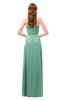 ColsBM Jess Beryl Green Bridesmaid Dresses Sleeveless Appliques Strapless A-line Zipper Modern