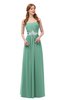ColsBM Jess Beryl Green Bridesmaid Dresses Sleeveless Appliques Strapless A-line Zipper Modern