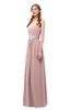 ColsBM Jess Blush Pink Bridesmaid Dresses Sleeveless Appliques Strapless A-line Zipper Modern