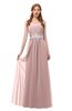 ColsBM Jess Blush Pink Bridesmaid Dresses Sleeveless Appliques Strapless A-line Zipper Modern