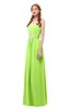 ColsBM Jess Bright Green Bridesmaid Dresses Sleeveless Appliques Strapless A-line Zipper Modern