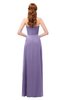 ColsBM Jess Chalk Violet Bridesmaid Dresses Sleeveless Appliques Strapless A-line Zipper Modern