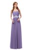 ColsBM Jess Chalk Violet Bridesmaid Dresses Sleeveless Appliques Strapless A-line Zipper Modern