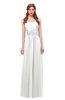 ColsBM Jess Cloud White Bridesmaid Dresses Sleeveless Appliques Strapless A-line Zipper Modern