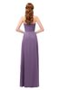 ColsBM Jess Eggplant Bridesmaid Dresses Sleeveless Appliques Strapless A-line Zipper Modern