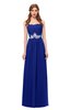 ColsBM Jess Electric Blue Bridesmaid Dresses Sleeveless Appliques Strapless A-line Zipper Modern
