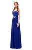 ColsBM Jess Electric Blue Bridesmaid Dresses Sleeveless Appliques Strapless A-line Zipper Modern