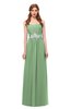ColsBM Jess Fair Green Bridesmaid Dresses Sleeveless Appliques Strapless A-line Zipper Modern