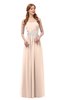 ColsBM Jess Fresh Salmon Bridesmaid Dresses Sleeveless Appliques Strapless A-line Zipper Modern
