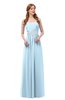 ColsBM Jess Ice Blue Bridesmaid Dresses Sleeveless Appliques Strapless A-line Zipper Modern