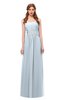 ColsBM Jess Illusion Blue Bridesmaid Dresses Sleeveless Appliques Strapless A-line Zipper Modern