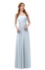 ColsBM Jess Illusion Blue Bridesmaid Dresses Sleeveless Appliques Strapless A-line Zipper Modern