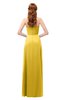 ColsBM Jess Lemon Curry Bridesmaid Dresses Sleeveless Appliques Strapless A-line Zipper Modern