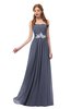 ColsBM Jess Nightshadow Blue Bridesmaid Dresses Sleeveless Appliques Strapless A-line Zipper Modern