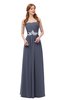 ColsBM Jess Nightshadow Blue Bridesmaid Dresses Sleeveless Appliques Strapless A-line Zipper Modern