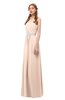 ColsBM Jess Peach Puree Bridesmaid Dresses Sleeveless Appliques Strapless A-line Zipper Modern
