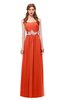 ColsBM Jess Persimmon Bridesmaid Dresses Sleeveless Appliques Strapless A-line Zipper Modern