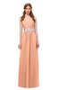 ColsBM Jess Salmon Bridesmaid Dresses Sleeveless Appliques Strapless A-line Zipper Modern