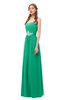 ColsBM Jess Sea Green Bridesmaid Dresses Sleeveless Appliques Strapless A-line Zipper Modern