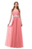 ColsBM Jess Shell Pink Bridesmaid Dresses Sleeveless Appliques Strapless A-line Zipper Modern