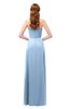 ColsBM Jess Sky Blue Bridesmaid Dresses Sleeveless Appliques Strapless A-line Zipper Modern