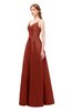 ColsBM Aubrey Bossa Nova Bridesmaid Dresses V-neck Sleeveless A-line Criss-cross Straps Sash Classic