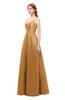 ColsBM Aubrey Butterum Bridesmaid Dresses V-neck Sleeveless A-line Criss-cross Straps Sash Classic