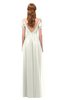 ColsBM Taylor Cream Bridesmaid Dresses A-line Off The Shoulder Short Sleeve Zipper Floor Length Simple