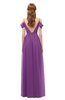 ColsBM Taylor Dahlia Bridesmaid Dresses A-line Off The Shoulder Short Sleeve Zipper Floor Length Simple
