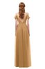 ColsBM Taylor Doe Bridesmaid Dresses A-line Off The Shoulder Short Sleeve Zipper Floor Length Simple