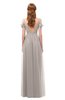 ColsBM Taylor Fawn Bridesmaid Dresses A-line Off The Shoulder Short Sleeve Zipper Floor Length Simple