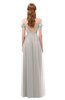 ColsBM Taylor Hushed Violet Bridesmaid Dresses A-line Off The Shoulder Short Sleeve Zipper Floor Length Simple