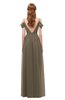 ColsBM Taylor Otter Bridesmaid Dresses A-line Off The Shoulder Short Sleeve Zipper Floor Length Simple