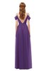 ColsBM Taylor Pansy Bridesmaid Dresses A-line Off The Shoulder Short Sleeve Zipper Floor Length Simple