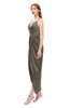 ColsBM Harlow Chocolate Chip Bridesmaid Dresses Spaghetti Sleeveless Glamorous Hi-Lo Pleated Column