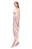 ColsBM Harlow Evening Sand Bridesmaid Dresses Spaghetti Sleeveless Glamorous Hi-Lo Pleated Column