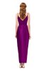 ColsBM Harlow Purple Wine Bridesmaid Dresses Spaghetti Sleeveless Glamorous Hi-Lo Pleated Column
