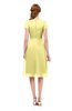 ColsBM Bailey Daffodil Bridesmaid Dresses V-neck Ruching A-line Zipper Knee Length Modern