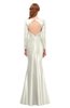 ColsBM Kenzie Cream Bridesmaid Dresses Trumpet Lace Bateau Long Sleeve Floor Length Mature